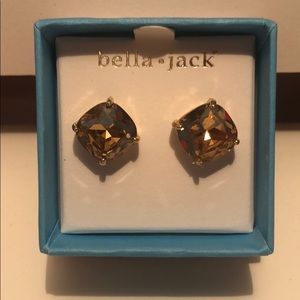 Bella•Jack light bronze earrings (brand new)